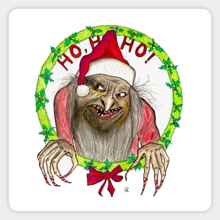 Here Comes Santa Claws Sticker